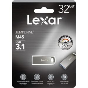 Lexar JumpDrive M45 USB 3.1 32GB Metallic Flash Drive