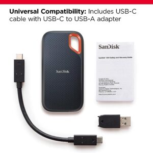 SanDisk 4TB Extreme Portable SSD - Up to 1050MB/s - USB-C, USB 3.2 Gen 2 - External Solid State Drive