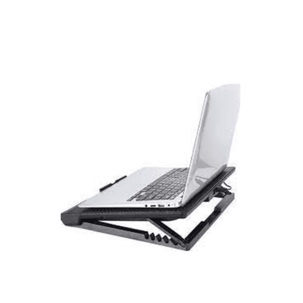 Laptop Cooling Pad and Adjustable Stand – Black