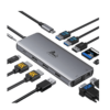 Type C to HDTV 12 in 1 USB Hub