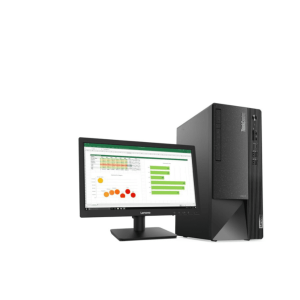 Lenovo ThinkCentre neo 50t Gen 3 Tower 12th Gen Intel Core i7-12700 Plus 8GB RAM 1TB HDD Storage Lenovo D19-10 18.5" HD Monitor