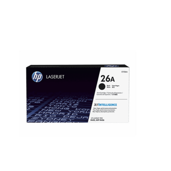 HP 26A Black LaserJet Toner Cartridge CF226A