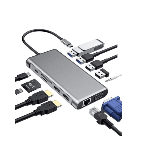 Vention USB-C 12 in 1 DOCKING STATION-VEN THSHC