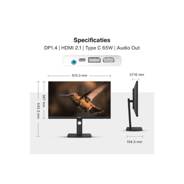 Dahua LM27-P301A – QHD IPS Monitor – 75 Hz – USB-C – 27 inch