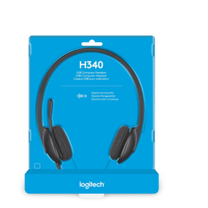 Logitech H340 Wired USB Stereo Headset with Noise-Cancelling Mic