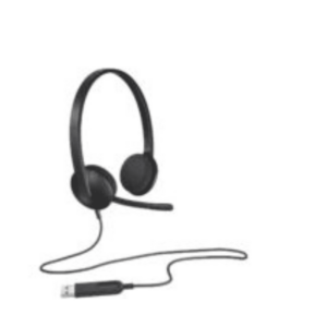 Logitech H340 Wired USB Stereo Headset with Noise-Cancelling Mic