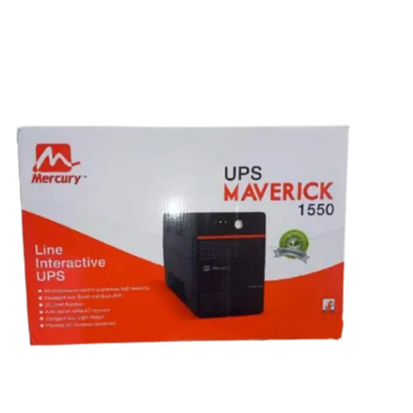 MERCURY MAVERICK 1050, OFFLINE, 1050VA/630W, 2X UNIVERSAL SOCKET, 9AH BATTERY, UK POWER CORD