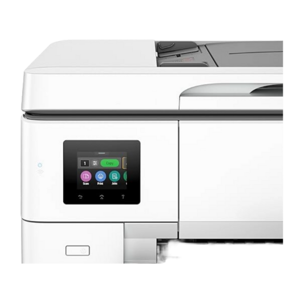 HP OfficeJet Pro 9720 Wide Format All-in-One Printer Touchscreen