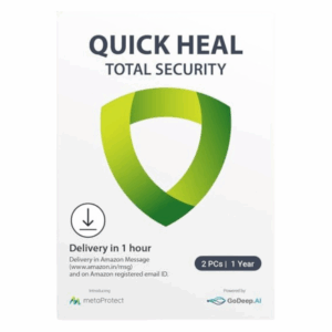 Quick Heal Total Security - 2 PCs 1 Year Anti-virus